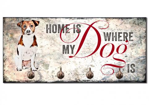 Hundegarderobe HOME IS WHERE MY DOG IS (Jack Russell Terrier) 