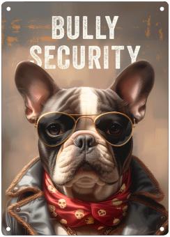 Hundewarnschild BULLY SECURITY 