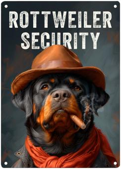 Hundewarnschild ROTTWEILER SECURITY 