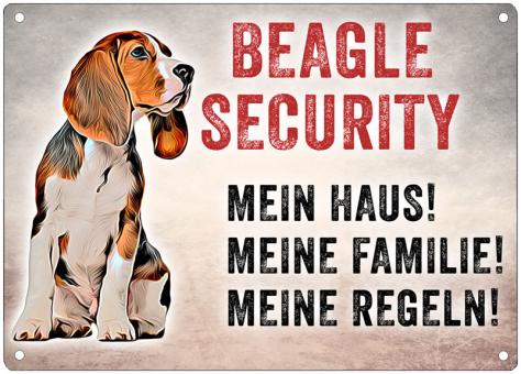 Hundeschild BEAGLE SECURITY 