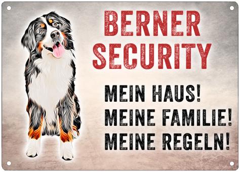 Hundeschild BERNER SECURITY 